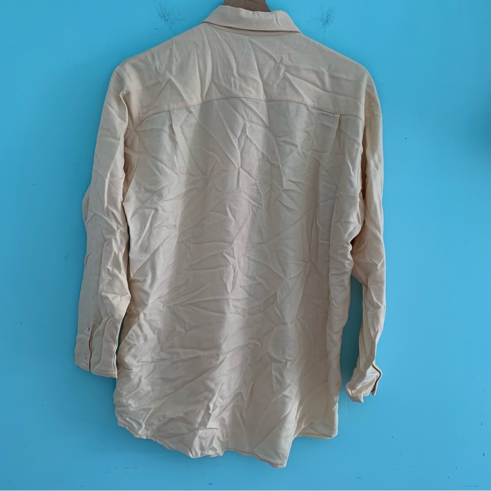 Peter Cohen Linen Blend Button Down Long Sleeve O… - image 5